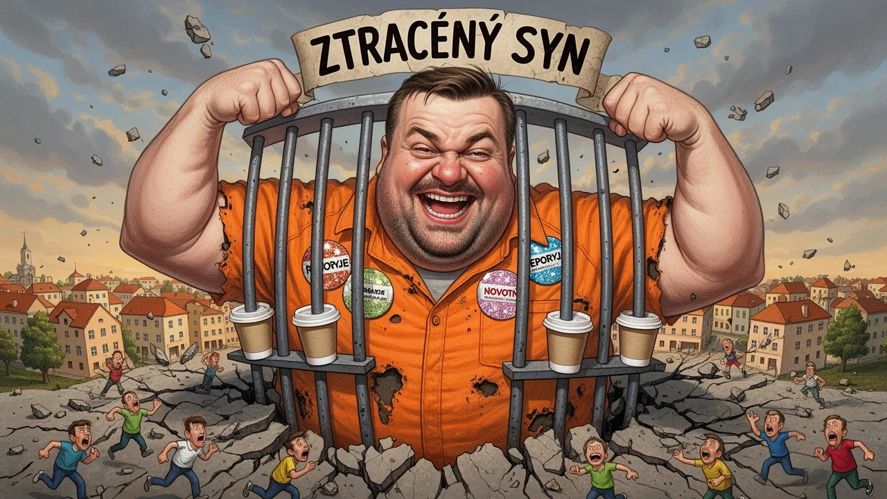 Cover art: Hvězda z cely hledá cestu zpátky do úřadu