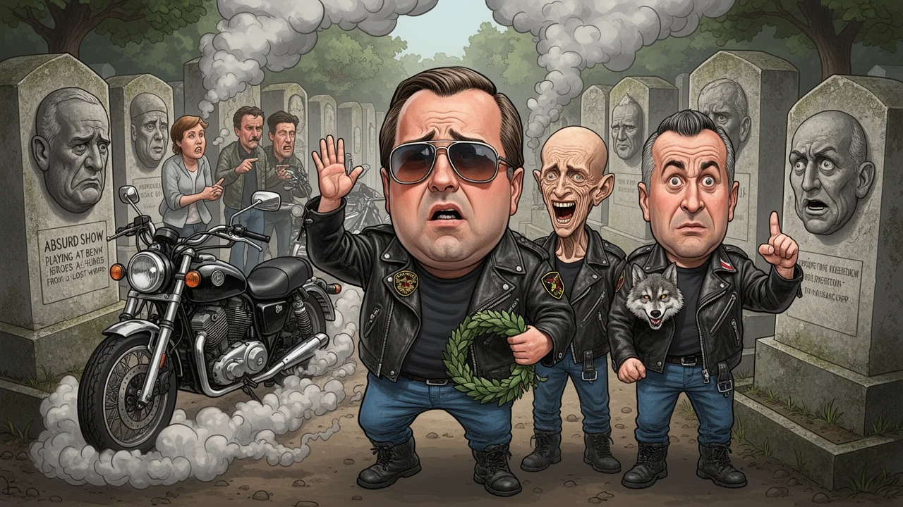 Cover art: Drsní kolaboranti dělají estrádu u starých hrobů