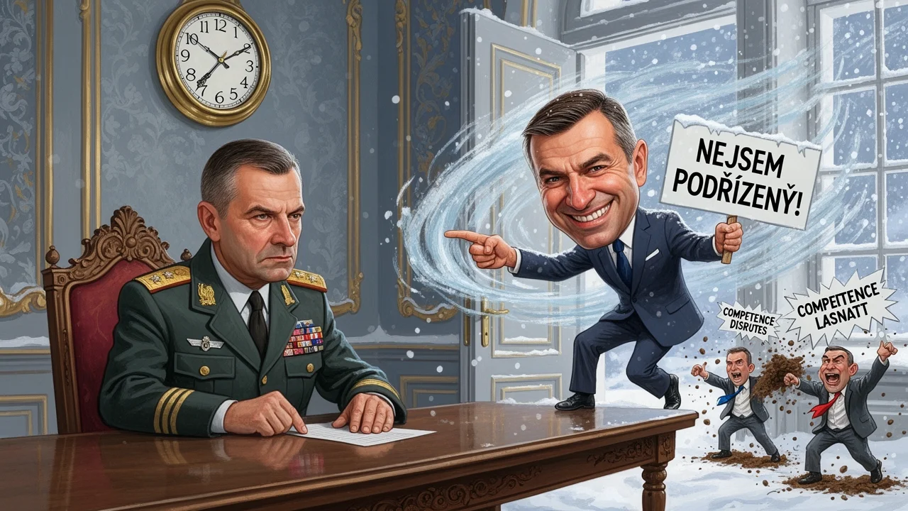 Cover art: Zpožděný premiér nechal generála marně čekat na omluvu
