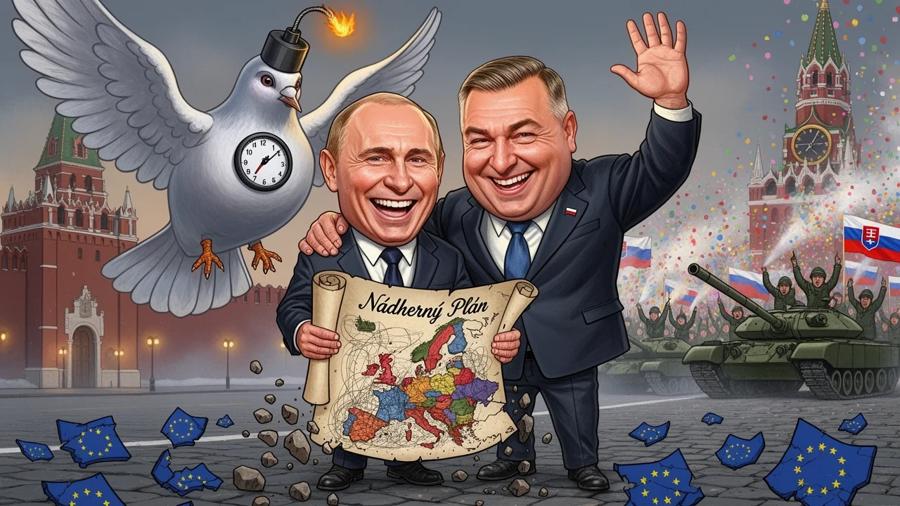 Cover art: Evropská facka na moskevské tribuně míru