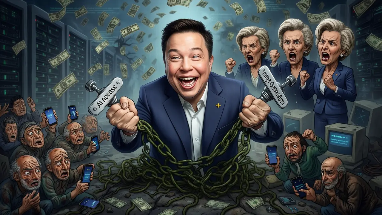 Cover art: Grok jen pro boháče