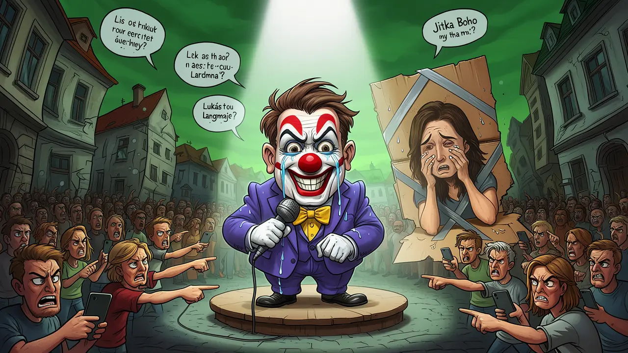 Cover art: Když se humor nepovede a dav to neodpustí