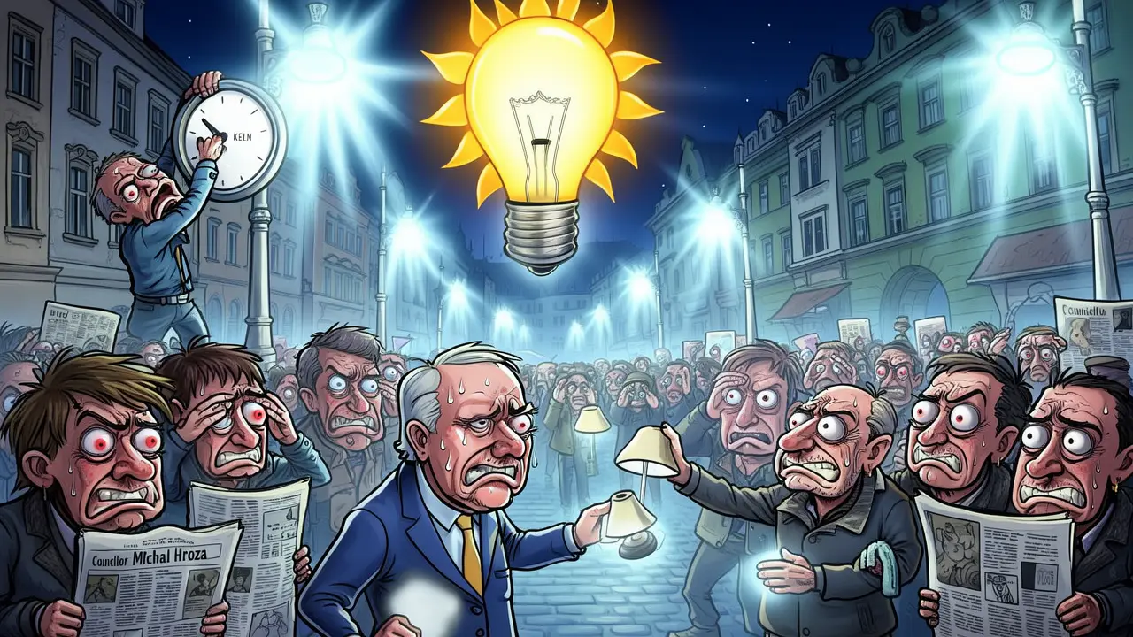 Cover art: Když nám magistrát rozsvítil noc přímo do ložnice