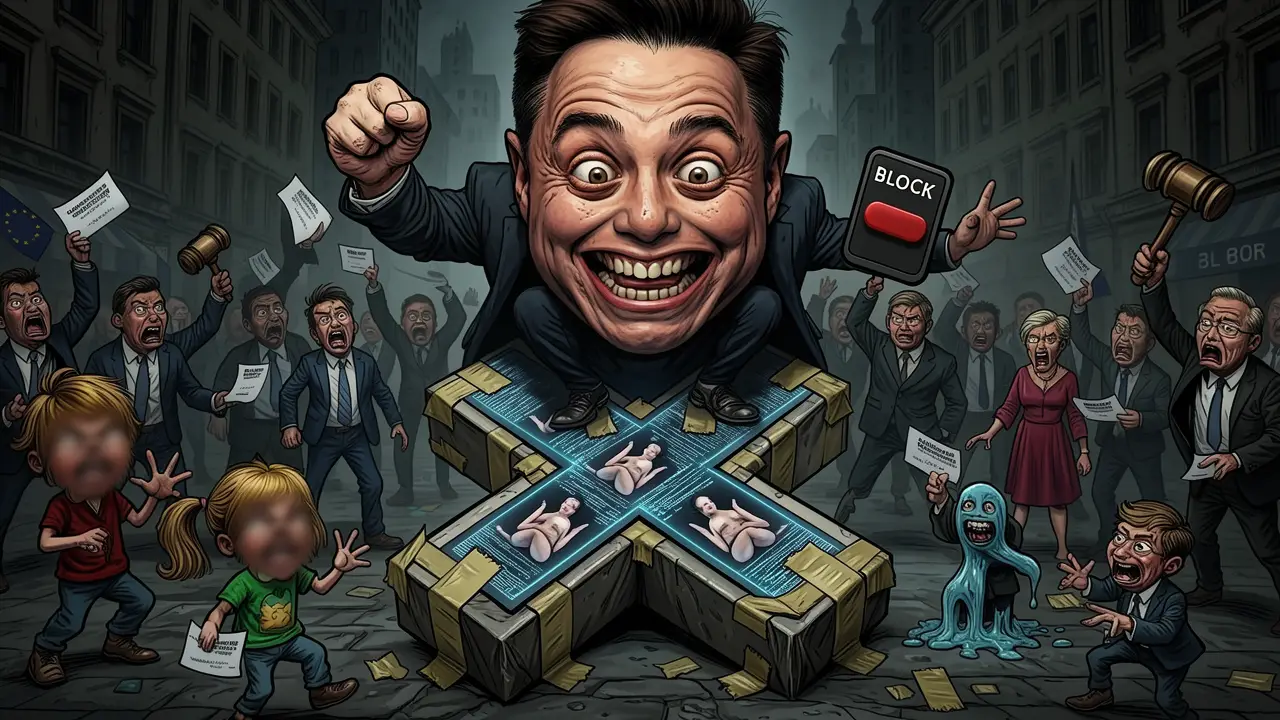 Cover art: Falešný pocit bezpečí pod dohledem Elona Muska