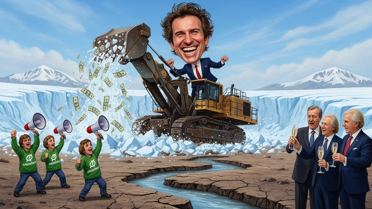 Cover art: Přírodní krása na prodej za jediný rýpnutí bagrem