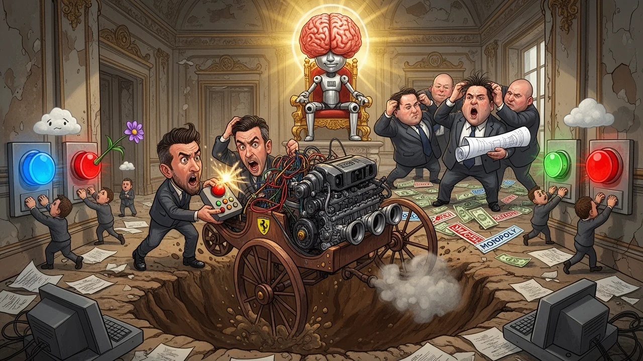 Cover art: Ferrari v kočáru aneb Jak chytře utratit miliony