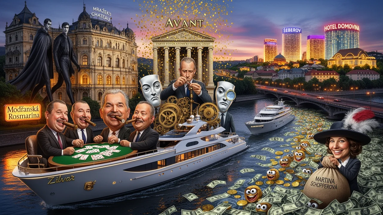 Cover art: Jak schovat jachtu Zilvar pod dohled České národní banky