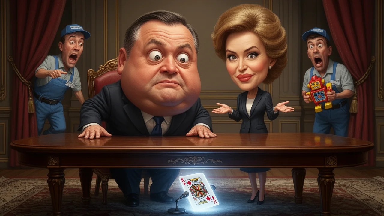 Cover art: Malý rekordér ve vládní síni, o kterém nikdo neví