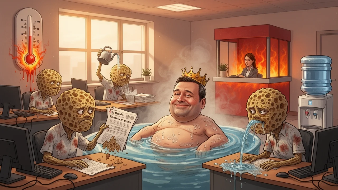 Cover art: Tropické peklo v českém korporátu a teploměr na prasknutí