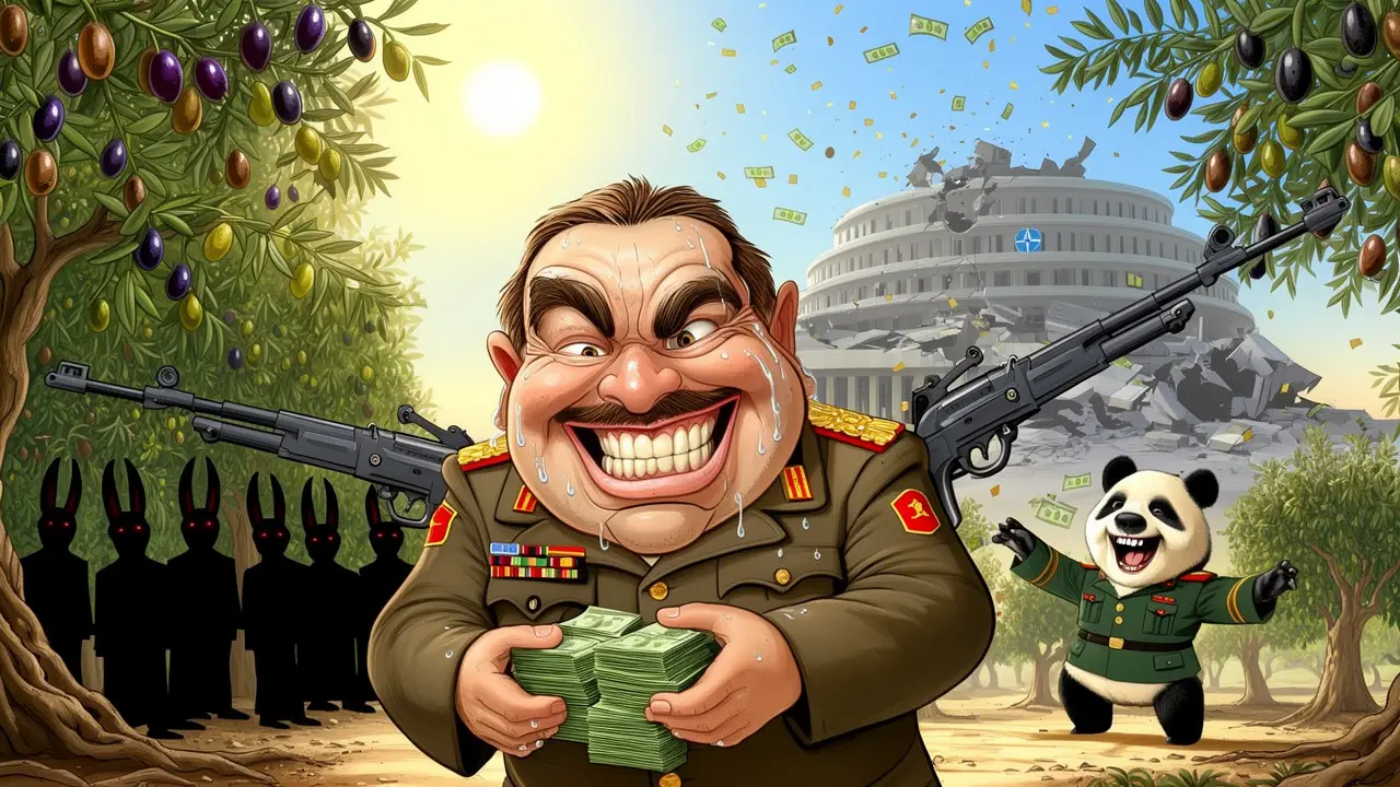 Cover art: Řecký plukovník, co prodal čest za drobné