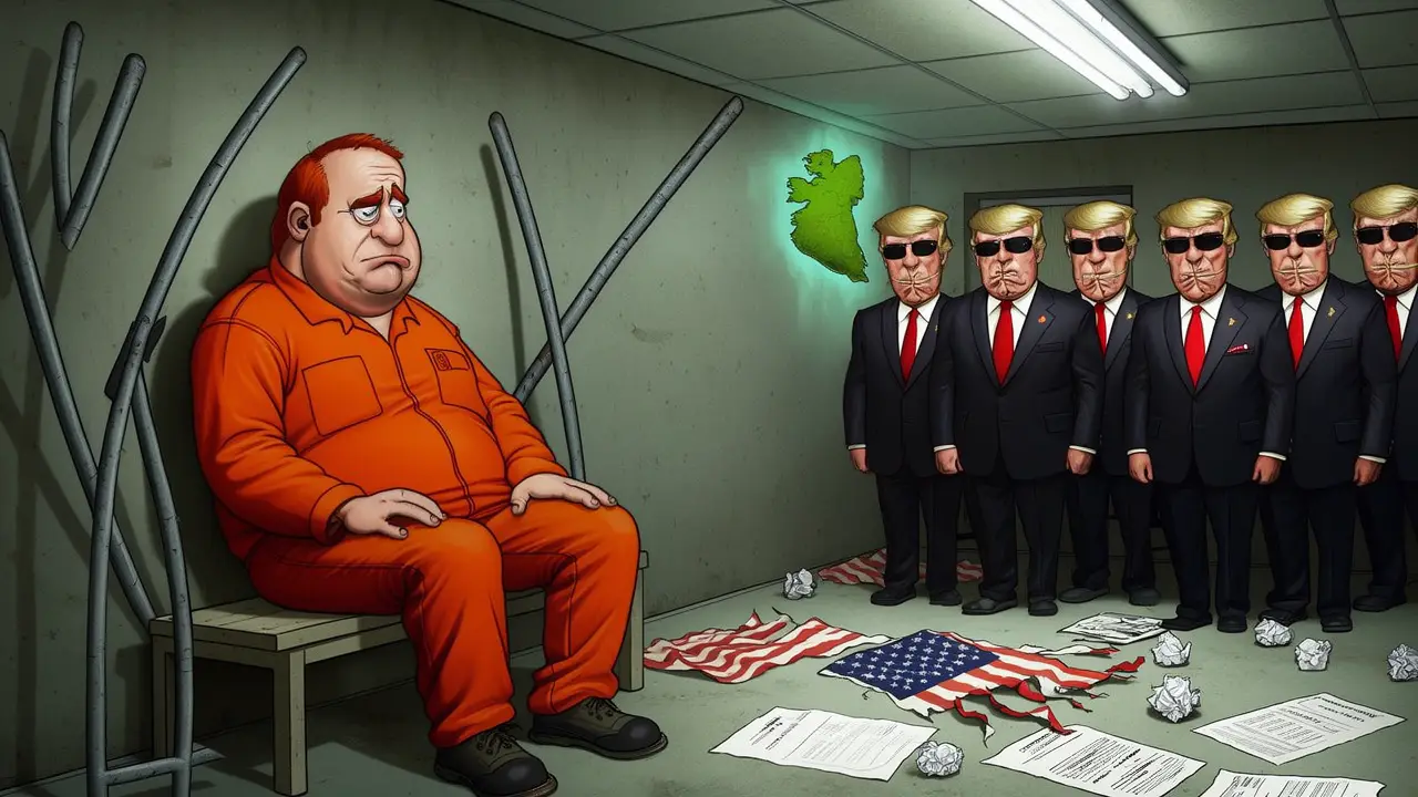 Cover art: Americký sen v poutech bez udání důvodu