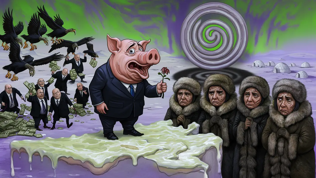 Cover art: Omluva z Kodaně, která v Grónsku nikoho nezahřeje