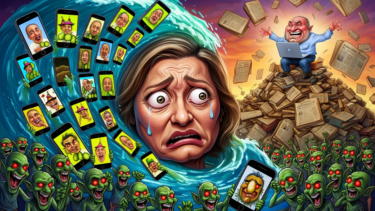 Cover art: Digitální skandál pro herečku bez profilů
