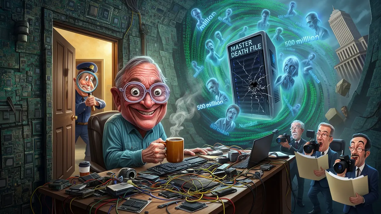Cover art: Pět set milionů cizích duší na jediné vládní klíčence
