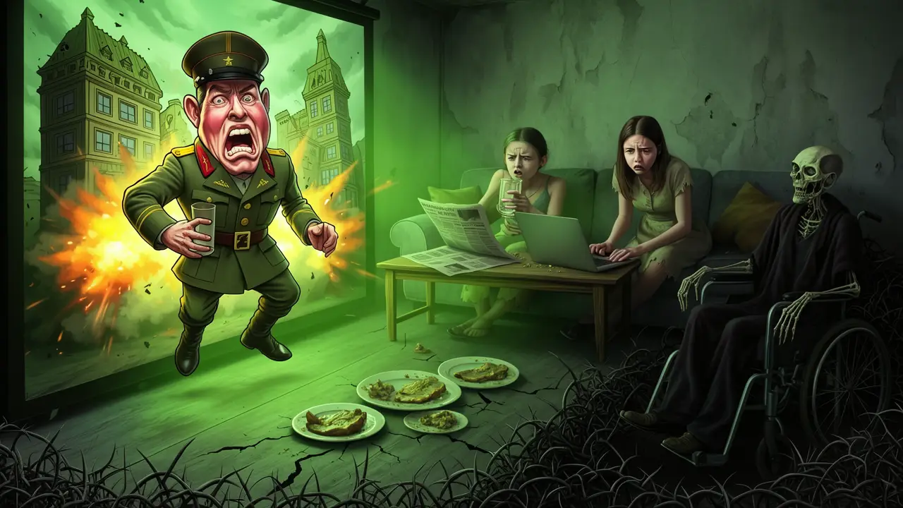 Cover art: Slavný hrdina padl v nesmyslné rodinné válce