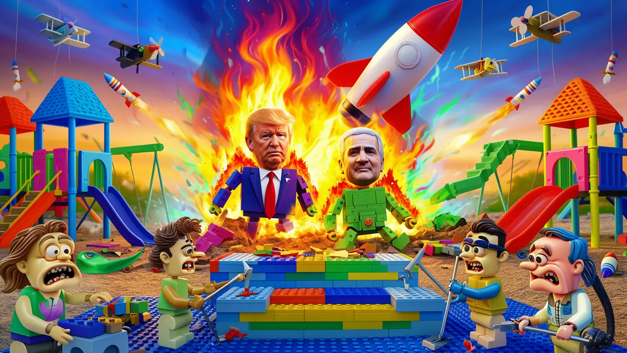Cover art: Plastoví lídři hoří v hlavním vysílacím čase