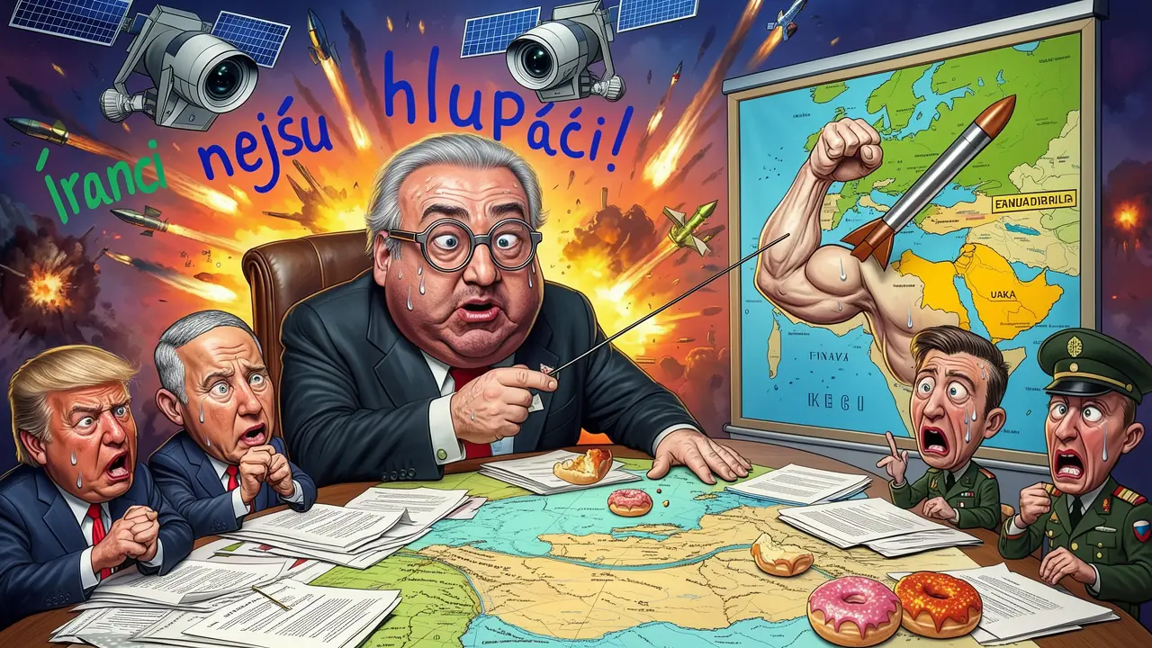 Cover art: Západní zbraně v trezoru a rakety nad obzorem