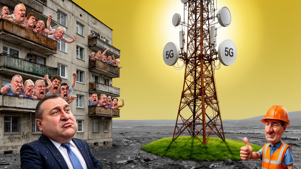 Cover art: Kovový obr, co krade lidem slunce z oken