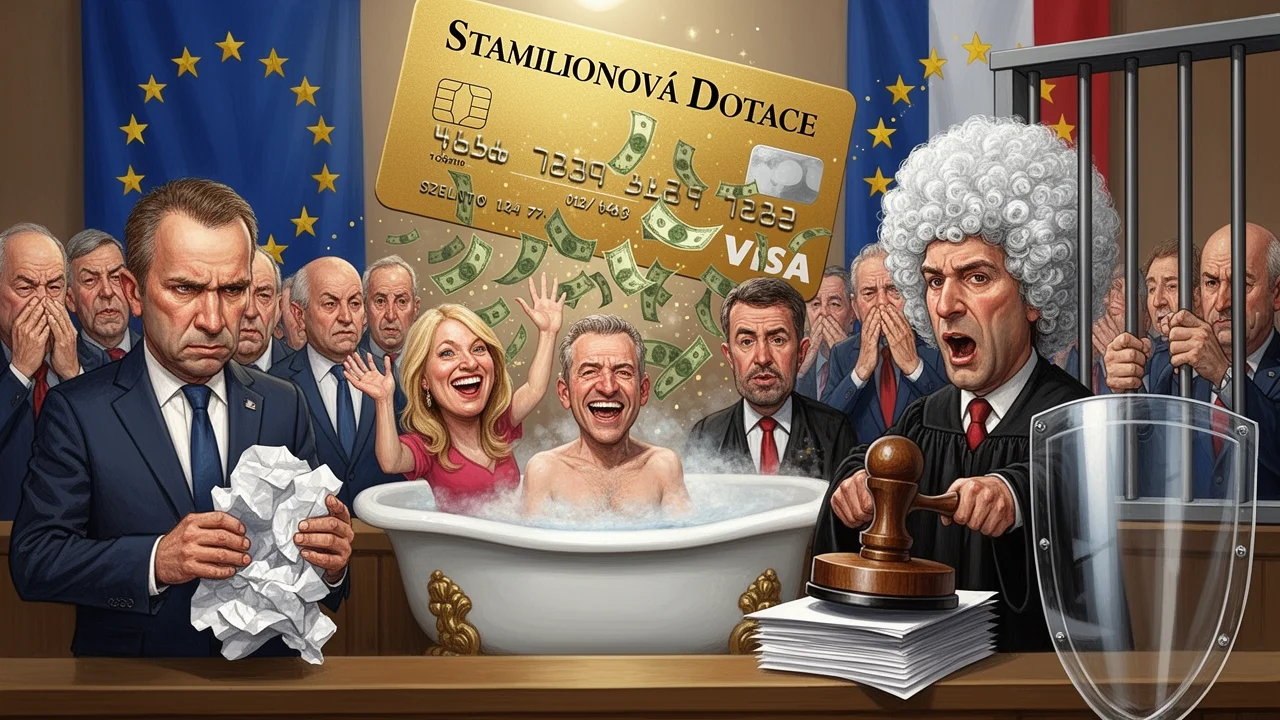 Cover art: Zlaté dotační centrum za brněnskou oponou