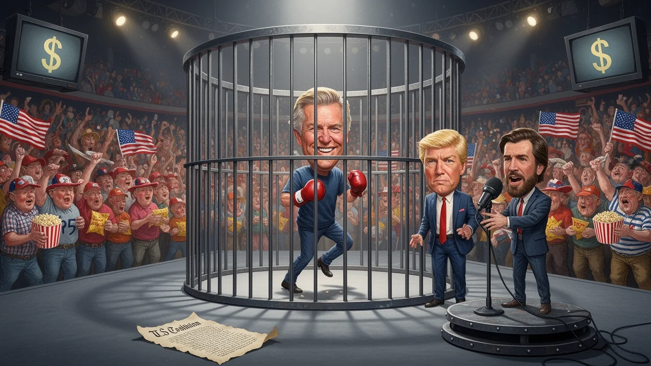 Cover art: Absolutní zkáza politiky padá přímo do klece
