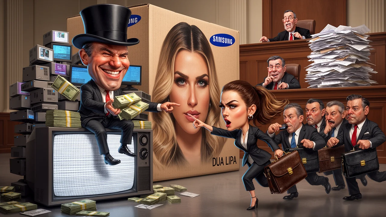 Cover art: Hvězda popu žádá miliony za krabici od televize