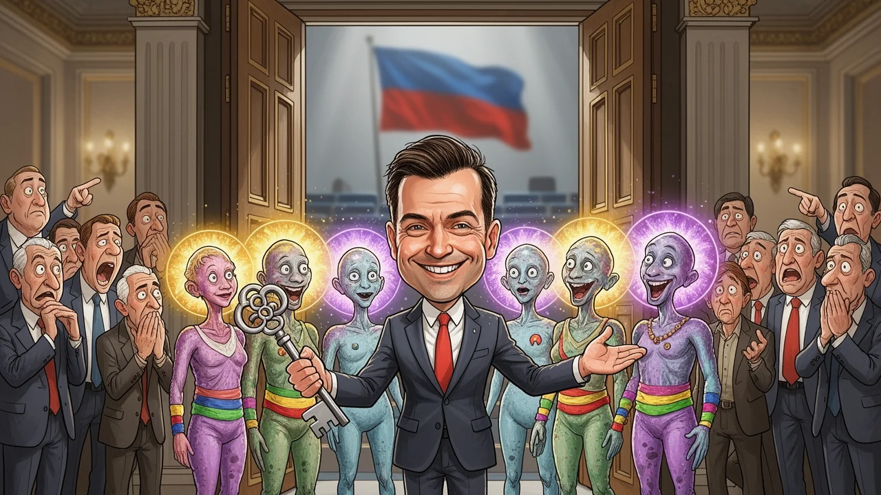 Cover art: Otevřené dveře pro sektu s vůní vlastizrady
