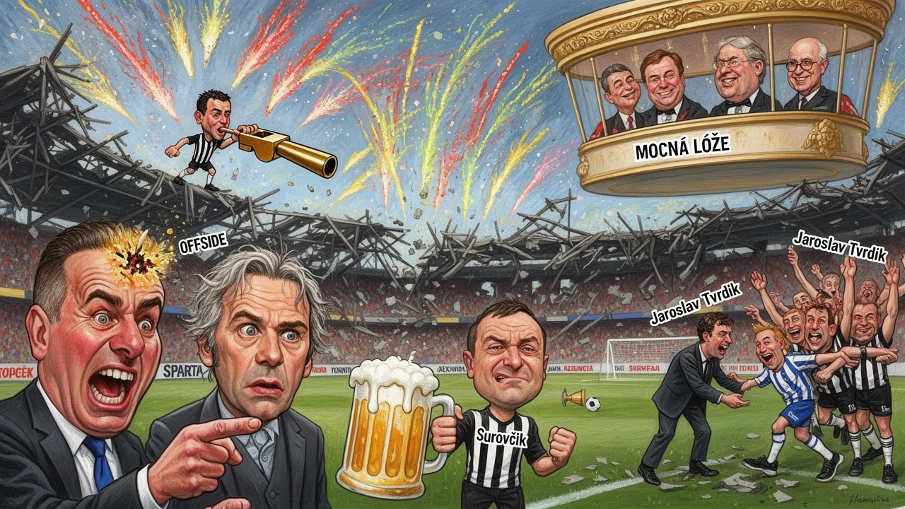 Cover art: Skandál, který elita s úsměvem sleduje z tribuny