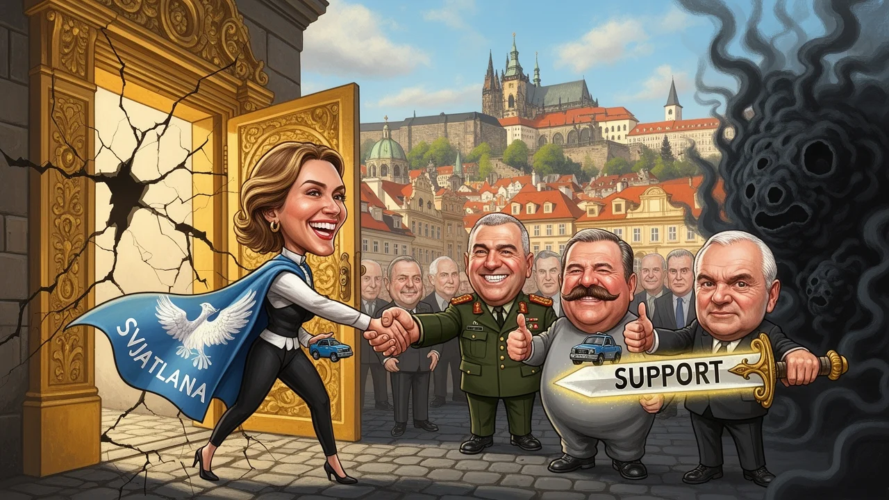 Cover art: Hradní turné s vůní benzínu a naděje