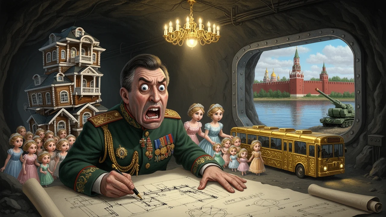 Cover art: Vládce v bunkru schovává dcery před fiktivním atentátem