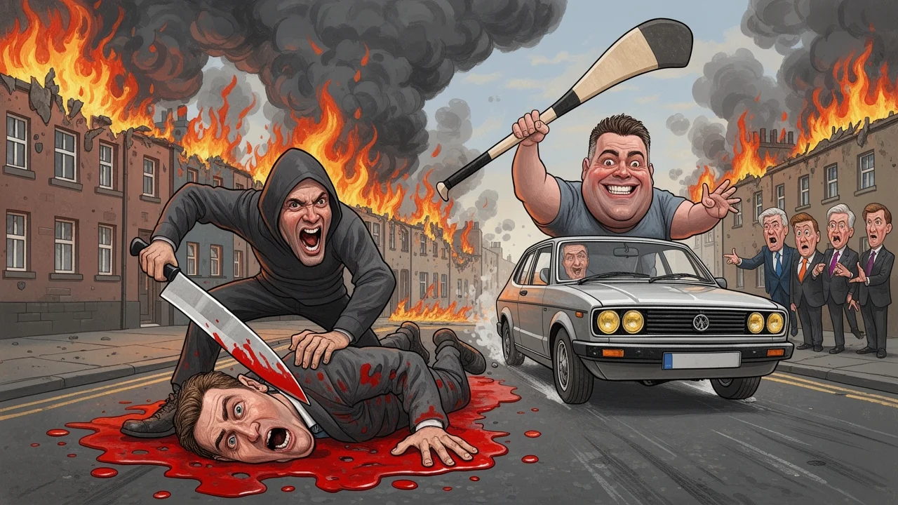 Cover art: Hurlingová tyč dává Belfastu nečekaný smír