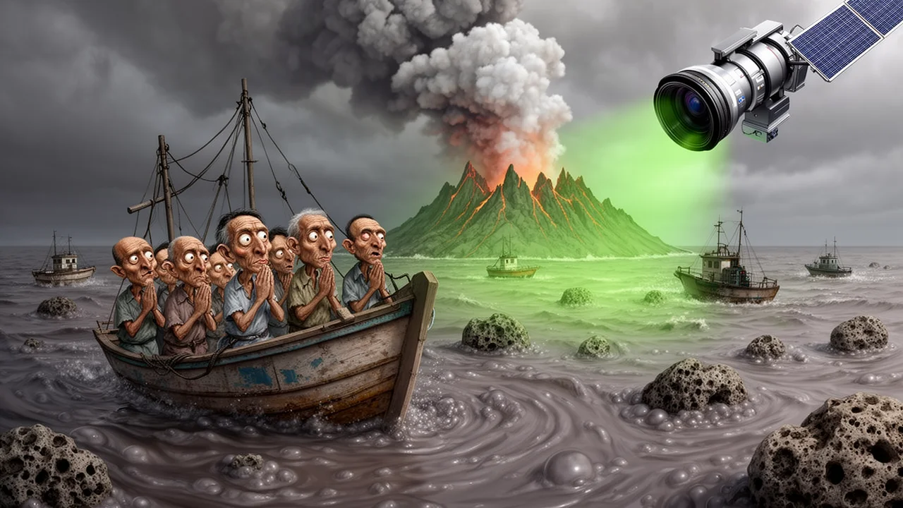 Cover art: Satelit vidí všechno, ale rybáři mají jen šedou kaši
