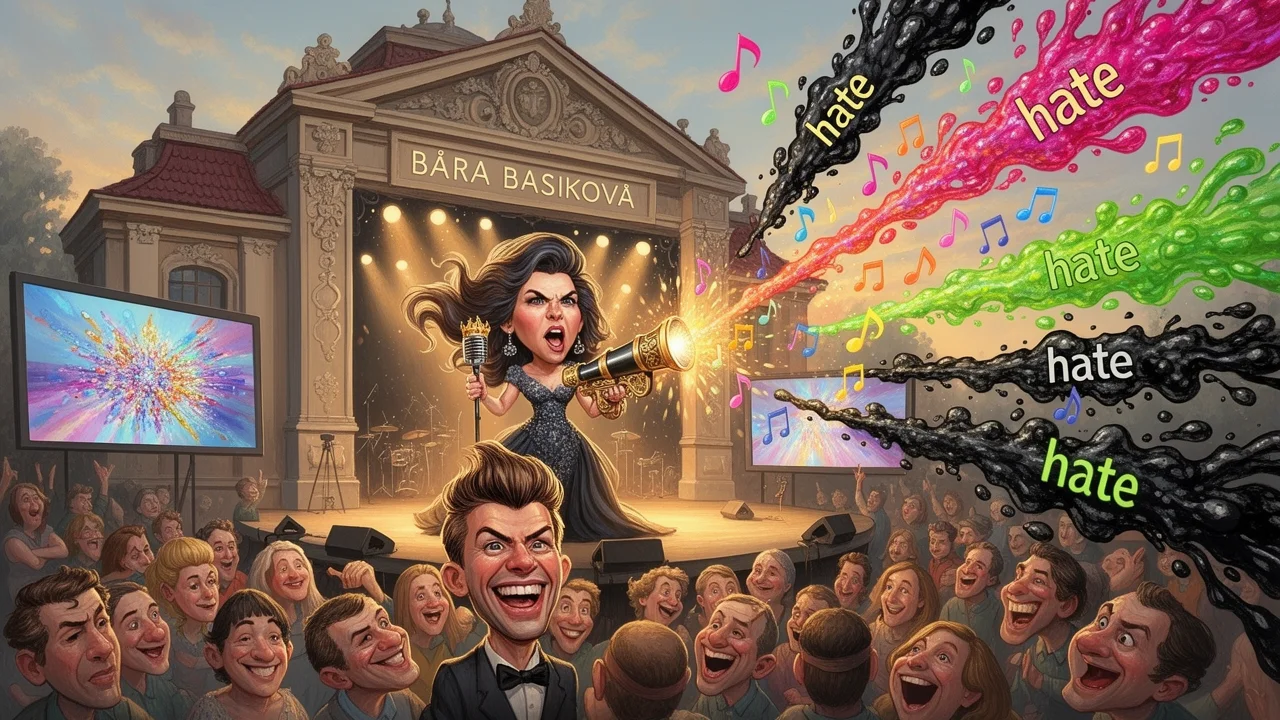 Cover art: Obyčejný slavný člověk v síti sprostých sraček