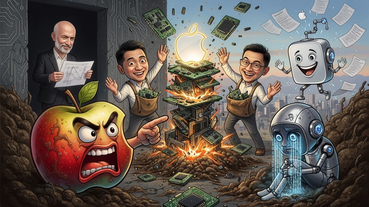 Cover art: Siri pláče, protože ChatGPT krade tajné plány