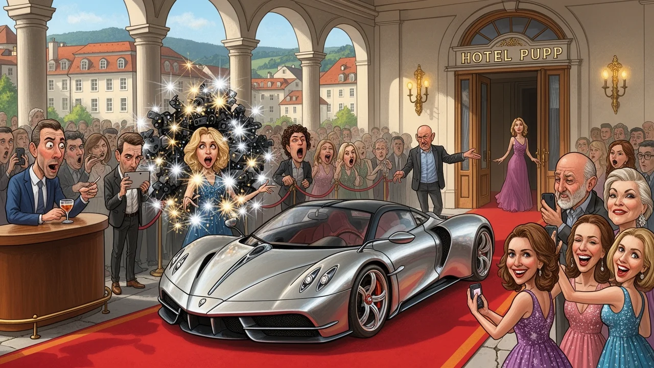 Cover art: Italská sexbomba za osmdesát milionů na kolonádě