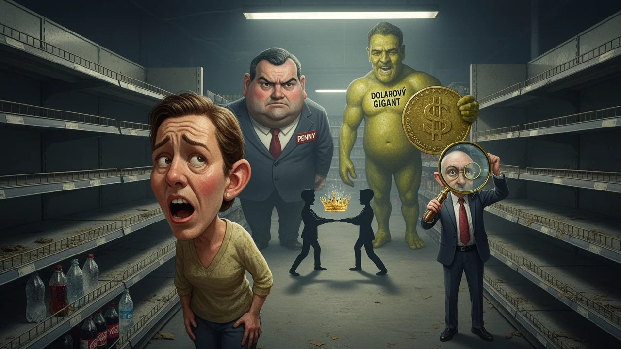 Cover art: Válka o černé bubliny na regálech českého diskontu