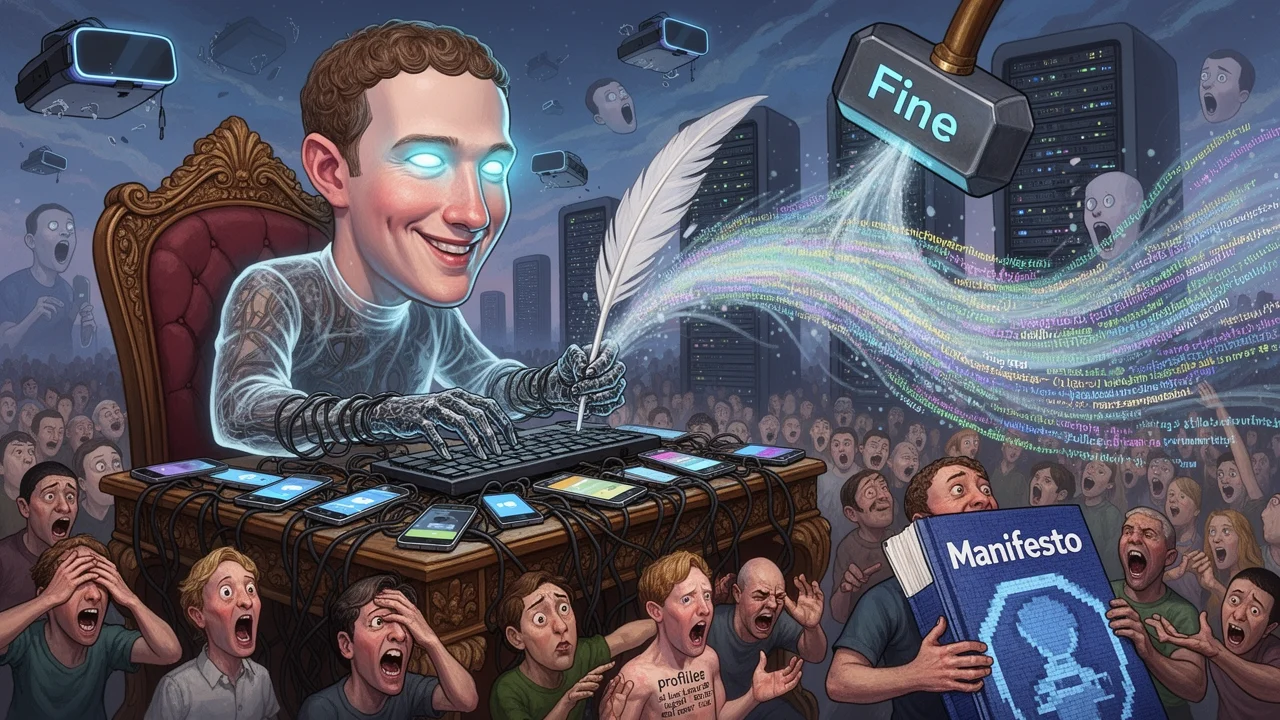 Cover art: Miliardářův nový manifest, kterému nikdo už nevěří