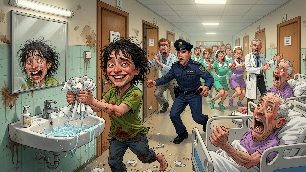 Cover art: Královna jihlavských záchodků zamkla celý špitál