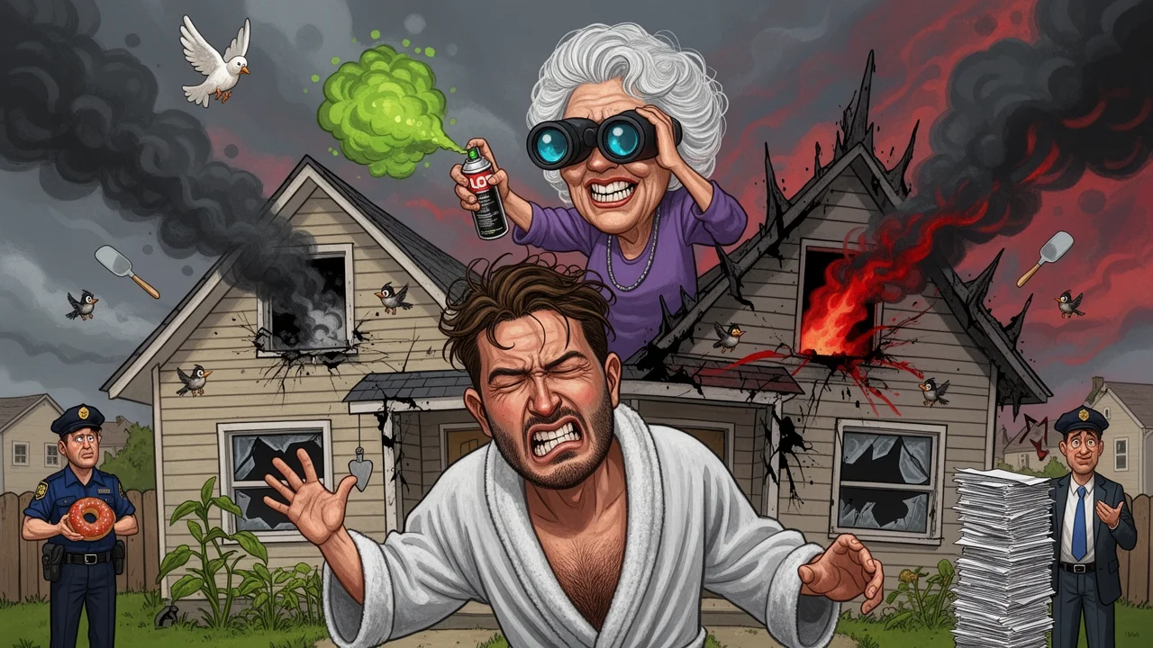 Cover art: Sousedský teror v dvojdomku trvá pět let