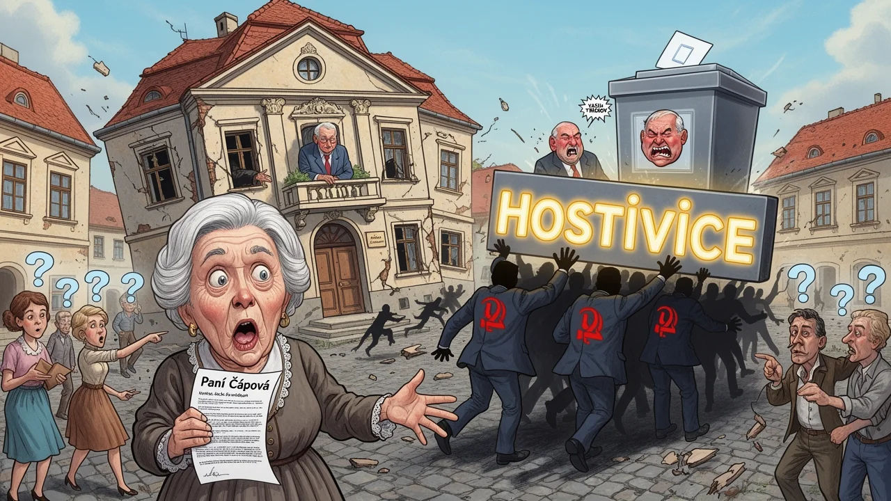 Cover art: Velká politická krádež jména přímo v Hostivici