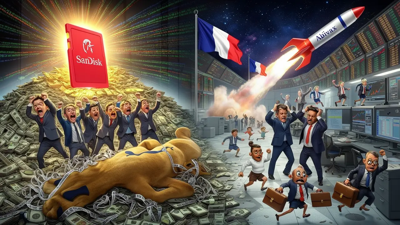 Cover art: Burzovní jatka: Abivax v balíku, Puma na dně