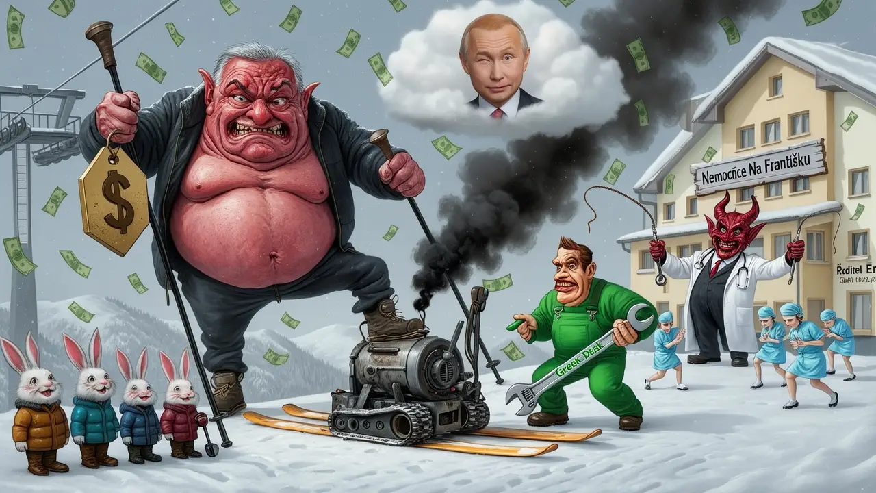 Cover art: Pokusní králíci a Putinův stín