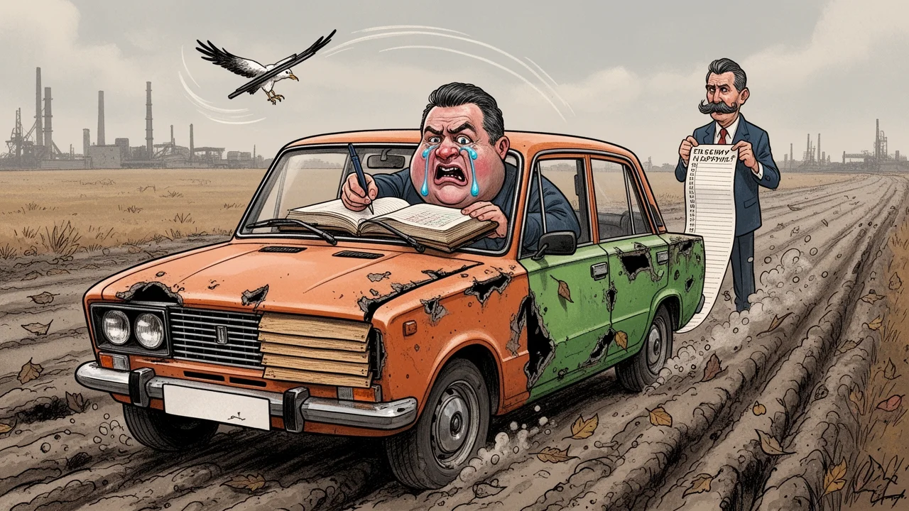 Cover art: Strašidelná jízda ruským zázrakem plným chyb