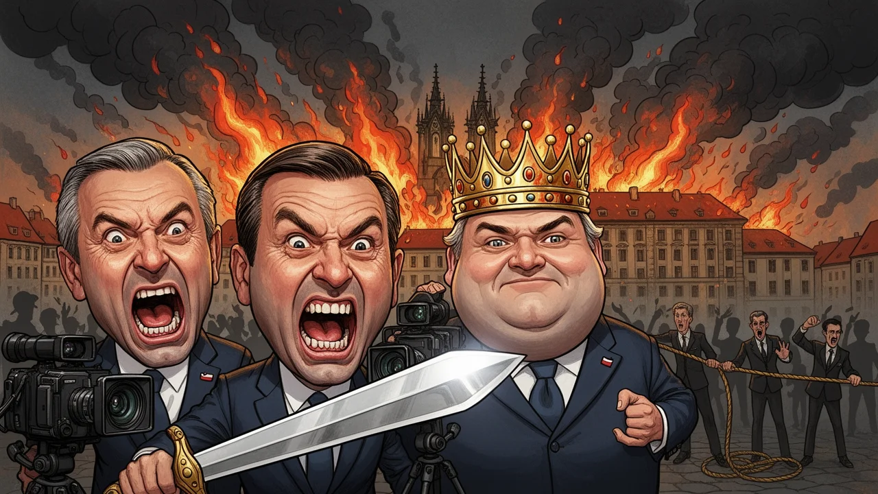 Cover art: Skandál v Brně, který spálil i samotnou sněmovnu