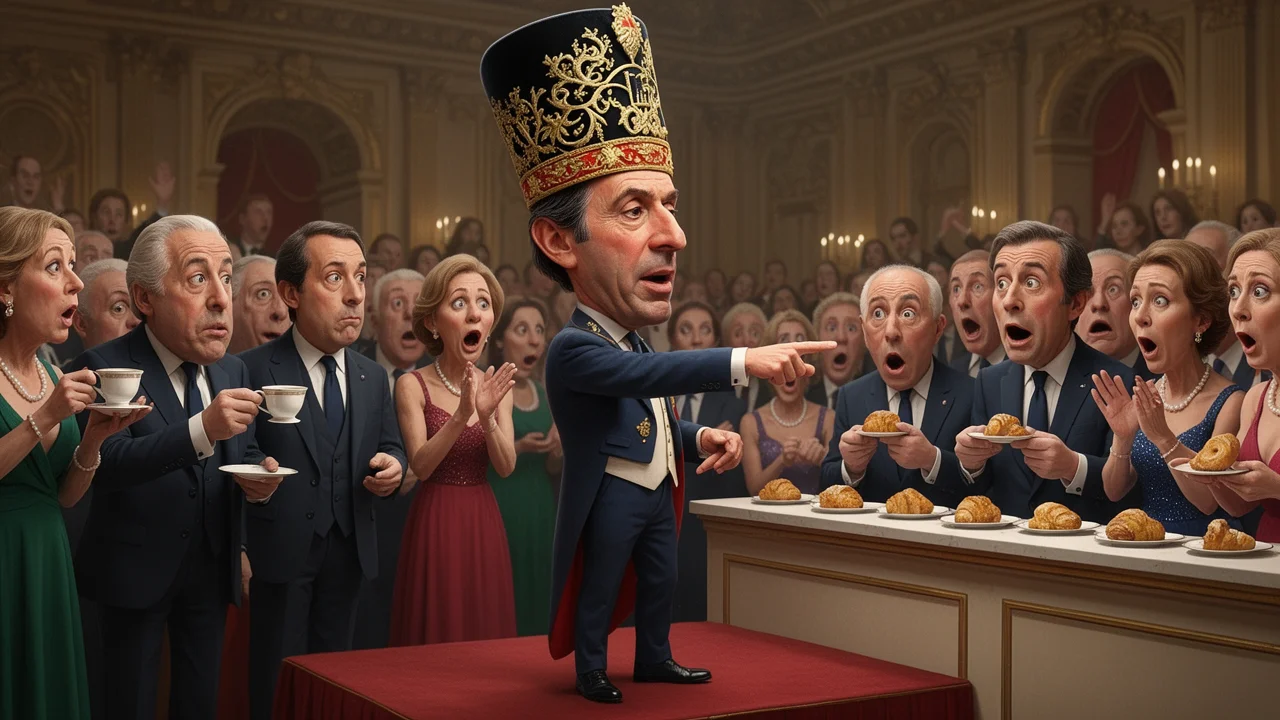 Cover art: Ticho v sále, prezident žádá trochu úcty