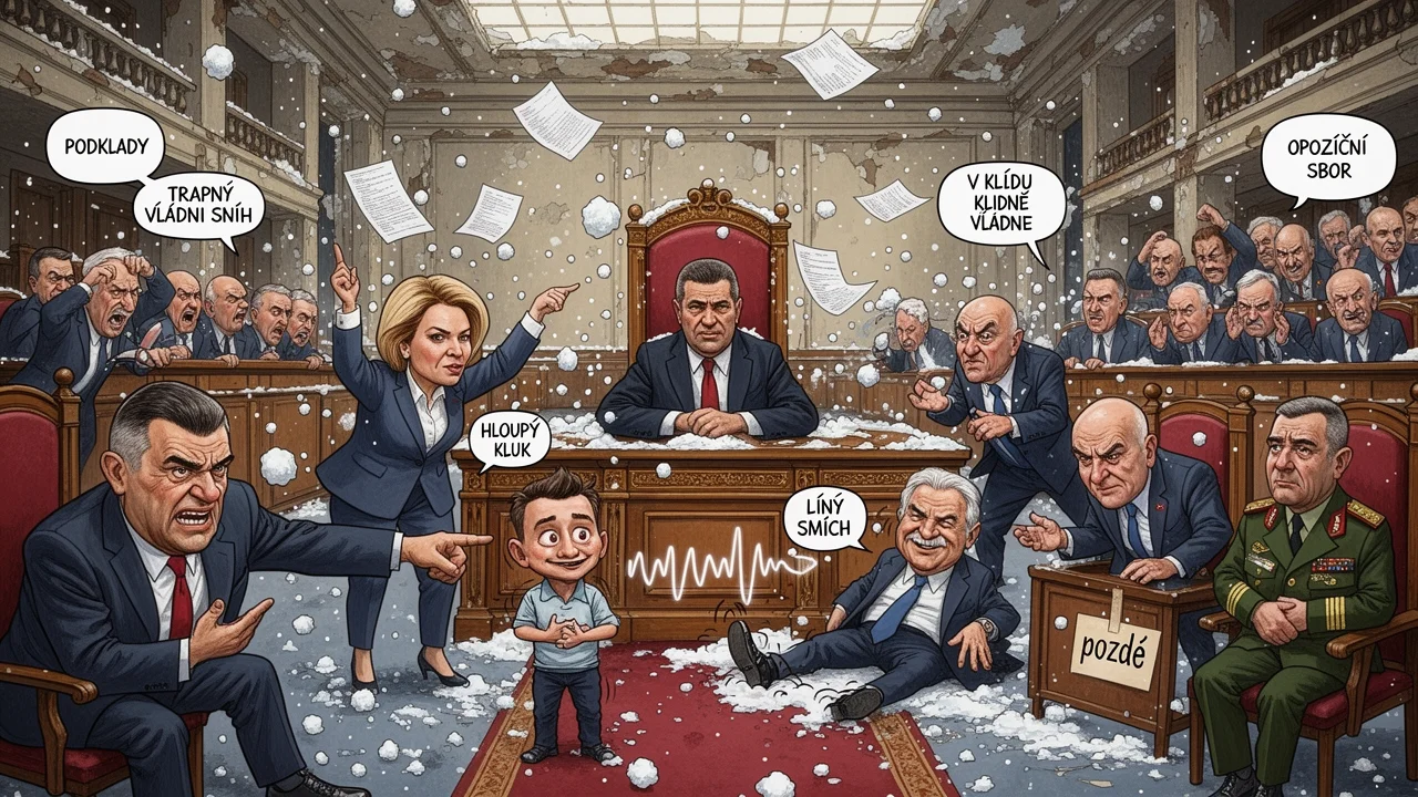 Cover art: Nekonečný cirkus na obraně aneb Jak Rajchl zase zaspal
