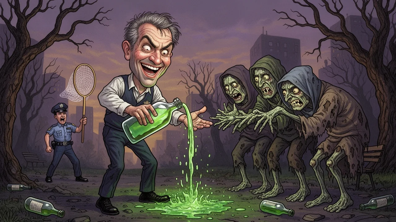Cover art: Vražedný koktejl v lednici a jedy pro lidi z ulice