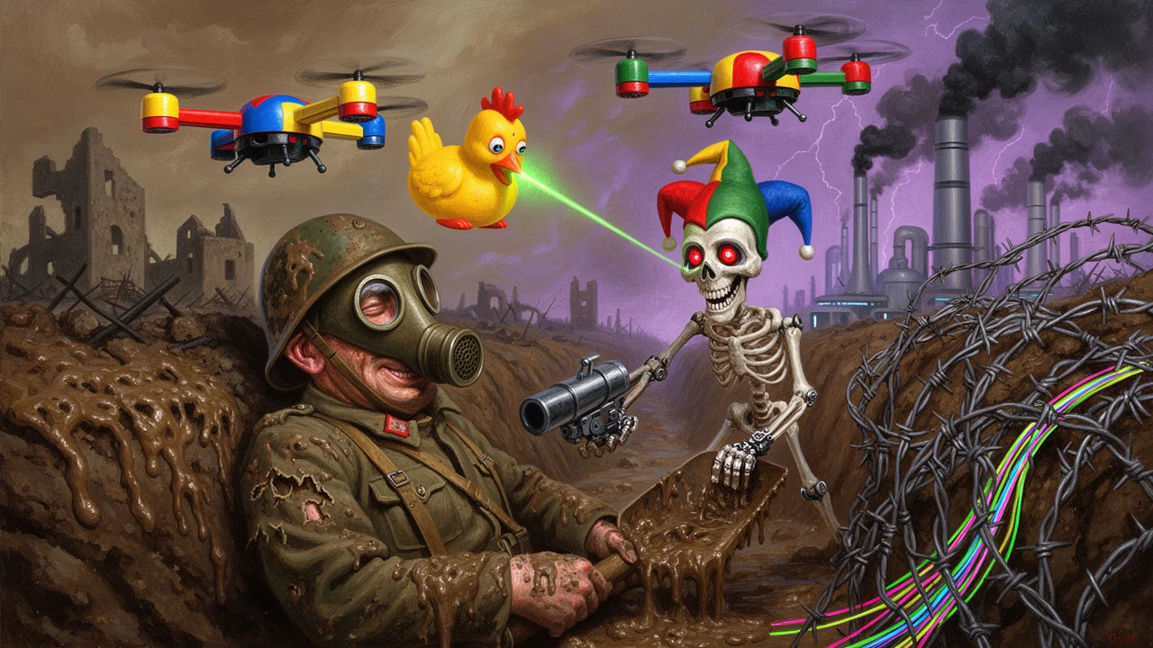 Cover art: Století uteklo a zákopy jsou zase plné bláta
