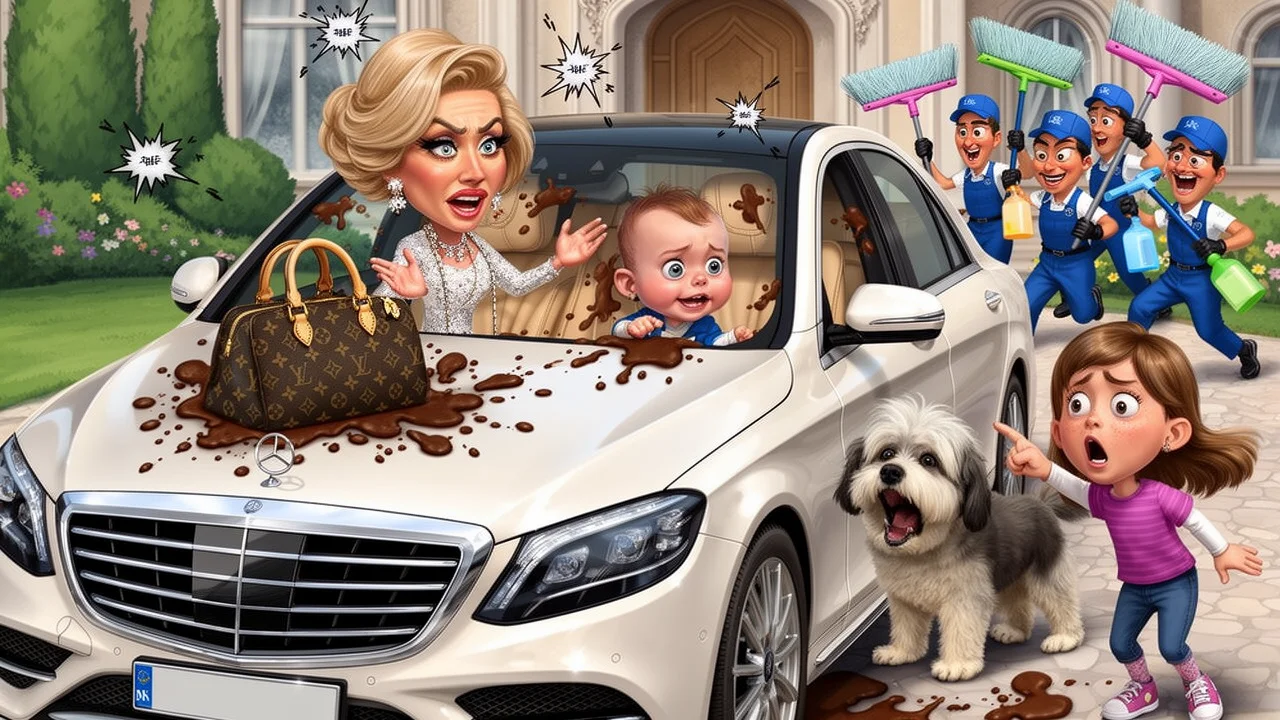 Cover art: Luxusní Mercedes Lely Vémoly a dětská nehoda
