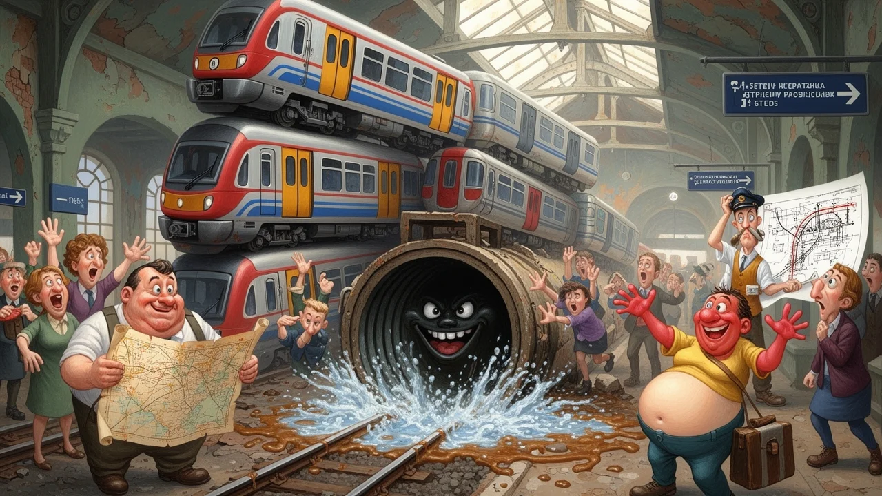 Cover art: Kanalizace zmařila plány a vlaky nepojedu