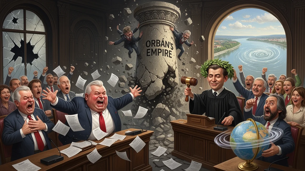 Cover art: Demokracie na dně a nový prezident v Budapešti
